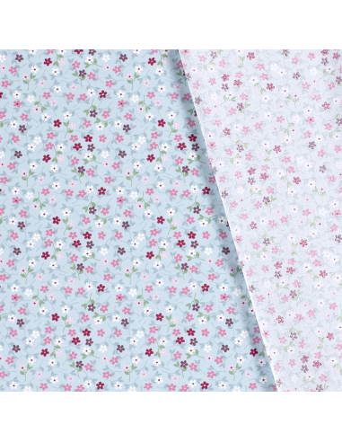 Bomullspoplin Mille Fleur Flowers 3