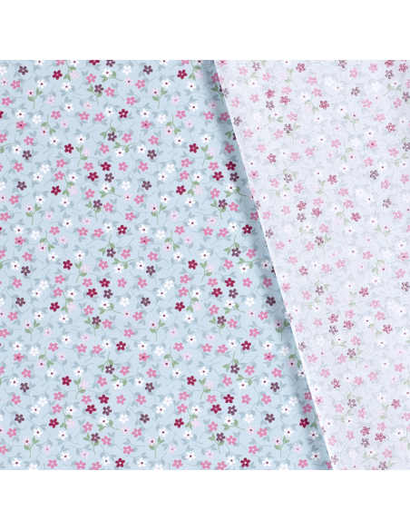 Bomullspoplin Mille Fleur Flowers 3