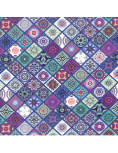 Bomullspoplin Mille Fleur...