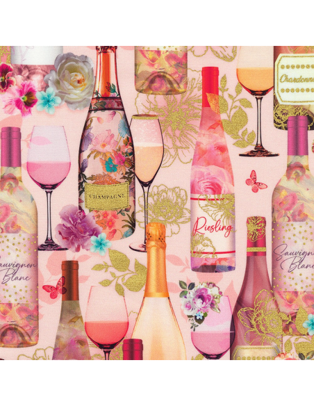 Robert Kaufman Happy Hour Blush