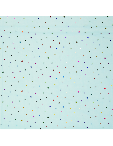 Tyll Paljetter Ljusblå