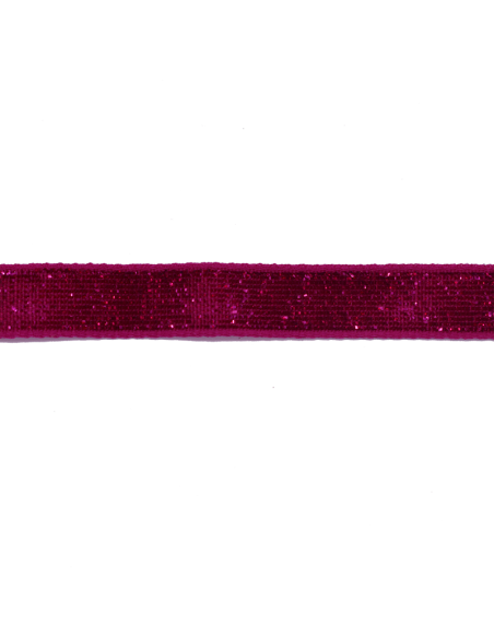 Dekorband Glitter 460206 Cerise 7