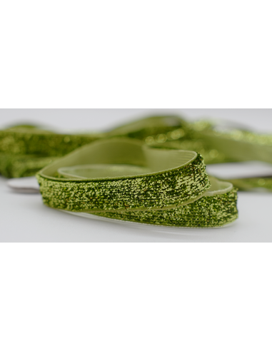 Dekorband Glitter 460206 Limegrön 41