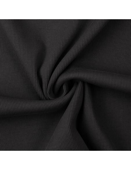 Ribbad Muddväv Tessa Antracit 790