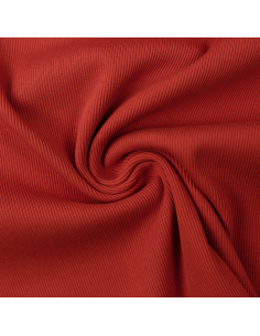 Ribbad Muddväv Tessa Röd 636