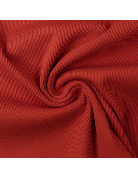 Ribbad Muddväv Tessa Röd 636