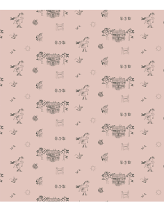 Bomullsjersey Villa Villekulla