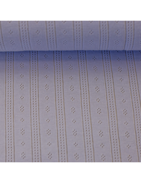 Stickad Bomull Tiana Lavendel 641