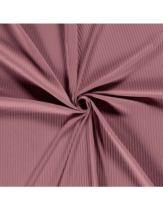 Bomullsjersey Rib Light Mauve