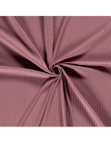 Bomullsjersey Rib Light Mauve