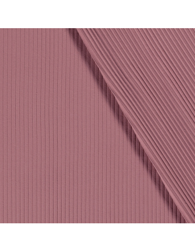 Bomullsjersey Rib Light Mauve