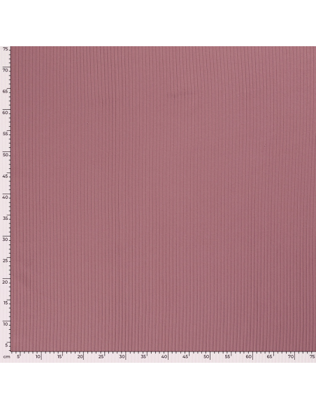 Bomullsjersey Rib Light Mauve