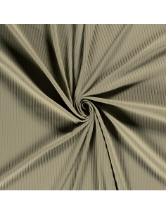 Bomullsjersey Rib Ljus...