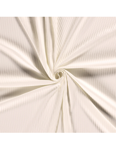 Bomullsjersey Rib Ivory