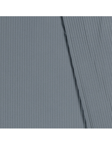 Bomullsjersey Rib Indigo