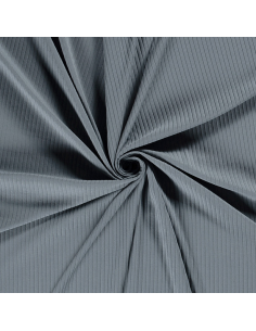 Bomullsjersey Rib Indigo