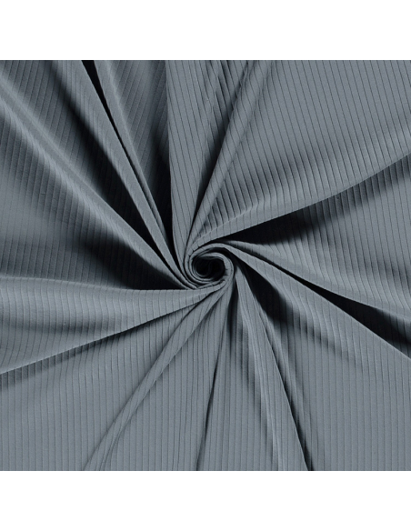 Bomullsjersey Rib Indigo