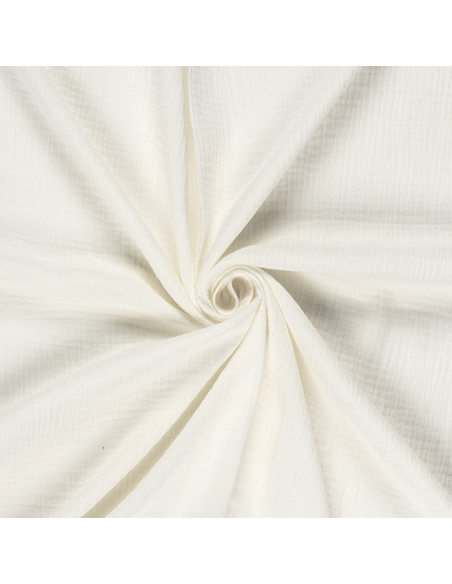Muslin Enfärgad Offwhite