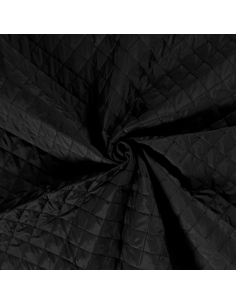 Quiltat Foder Svart 2
