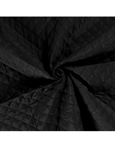 Quiltat Foder Svart