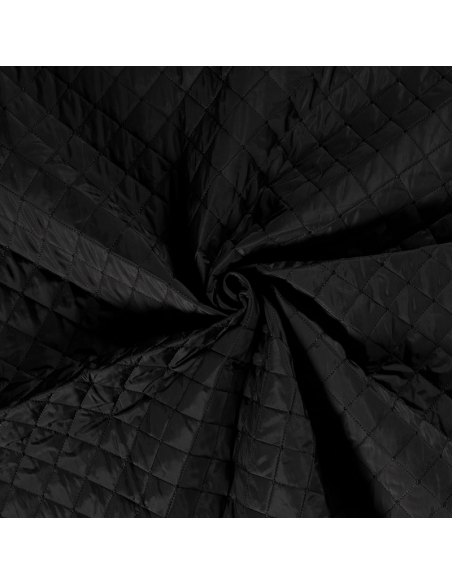 Quiltat Foder Svart