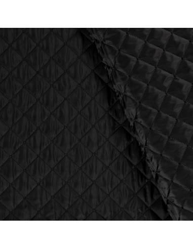 Quiltat Foder Svart