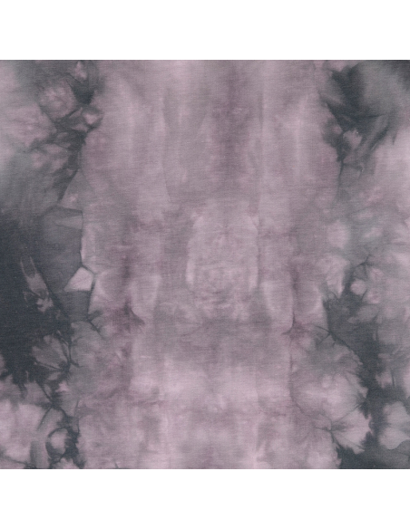 French Terry Tie Dye Lila/Grå