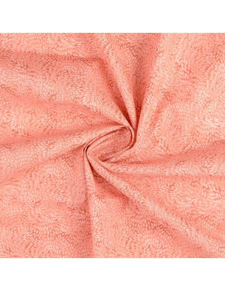 Bomullspoplin Swirls Laxrosa