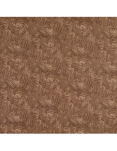 Bomullspoplin Swirls Brun