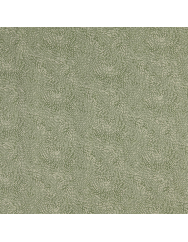 Bomullspoplin Swirls Ljusgrön