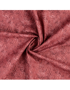 Bomullspoplin Swirls Vinröd 2