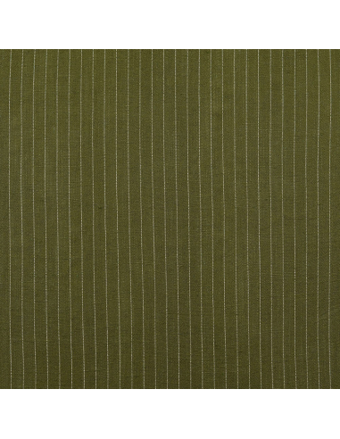 Viskos/Lin Stripes Grön