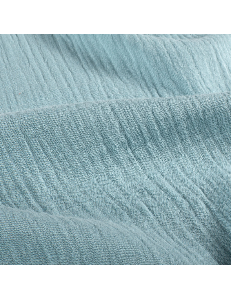 Muslin Enfärgad Blå
