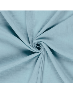 Muslin Enfärgad Blå