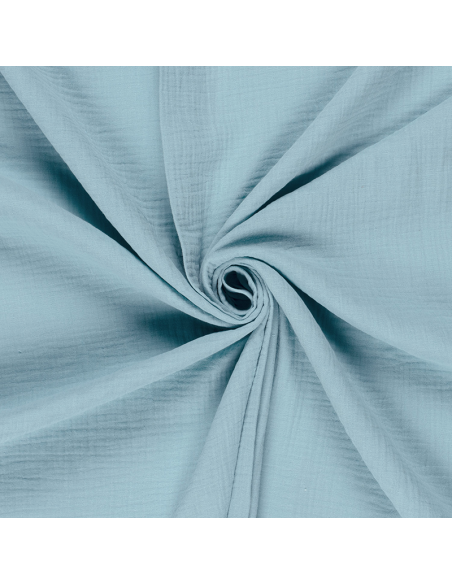 Muslin Enfärgad Blå