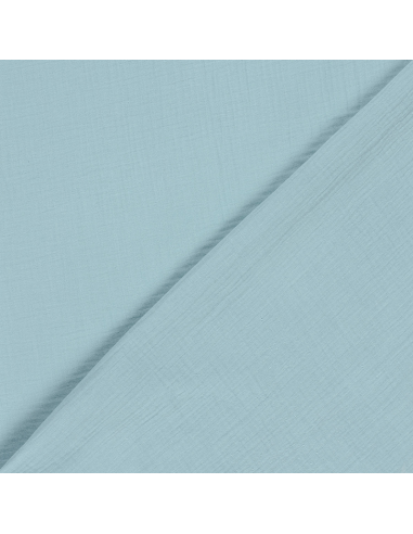 Muslin Enfärgad Blå
