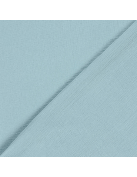 Muslin Enfärgad Blå
