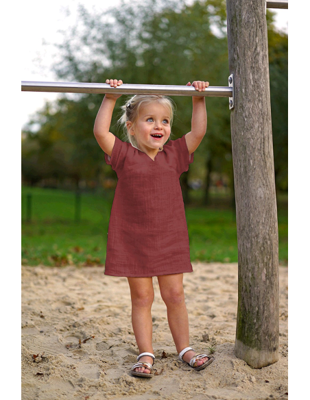 Muslin Enfärgad Brique