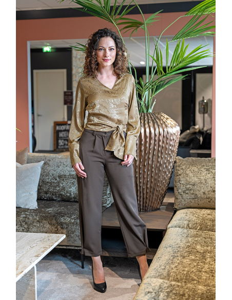 Gabardin Mörkbrun 58