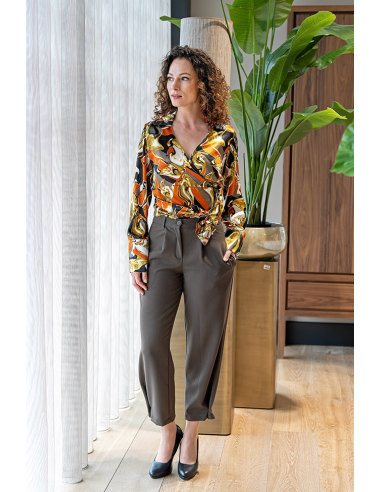 Gabardin Mörkbrun 58