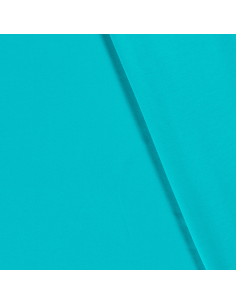 Bomullsjersey Enfärgad Turkos 2