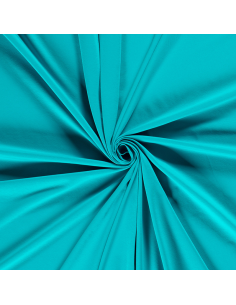 Bomullsjersey Enfärgad Turkos