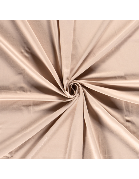 Bomullsjersey Enfärgad Nude