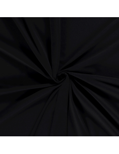 Bomullsjersey Enfärgad Svart