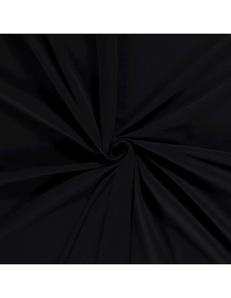 Bomullsjersey Enfärgad Svart