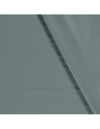 Bomullsjersey Enfärgad Stålblå