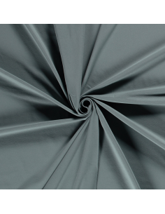 Bomullsjersey Enfärgad Stålblå