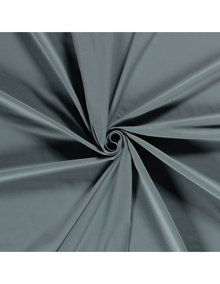 Bomullsjersey Enfärgad Stålblå