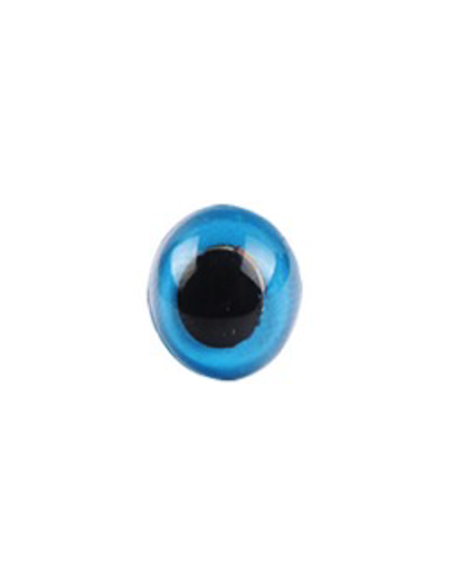 Djurögon 10mm Blå