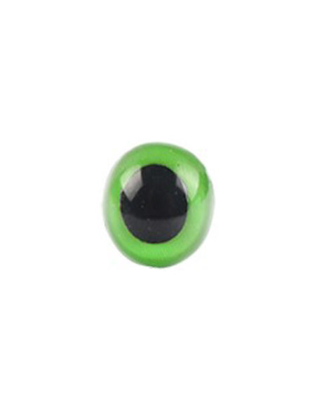 Djurögon 10mm Grön